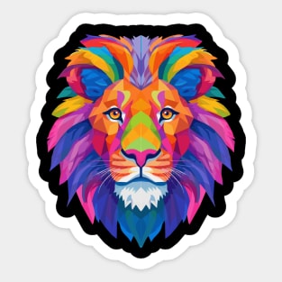 strong lion Sticker